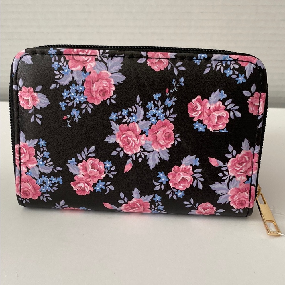 2/$20 Elegant Multi-Colored Floral Wallet – Chic & Functional